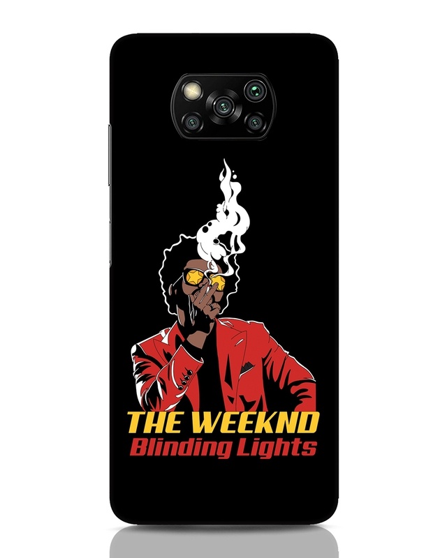 Shop The Weeknd Smoke Designer Hard Cover for Xiaomi Poco x3-Front