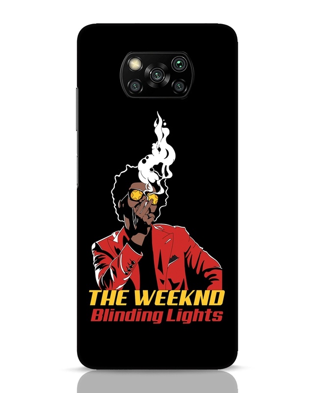 Shop The Weeknd Smoke Designer Hard Cover for Xiaomi Poco X3 Pro-Front