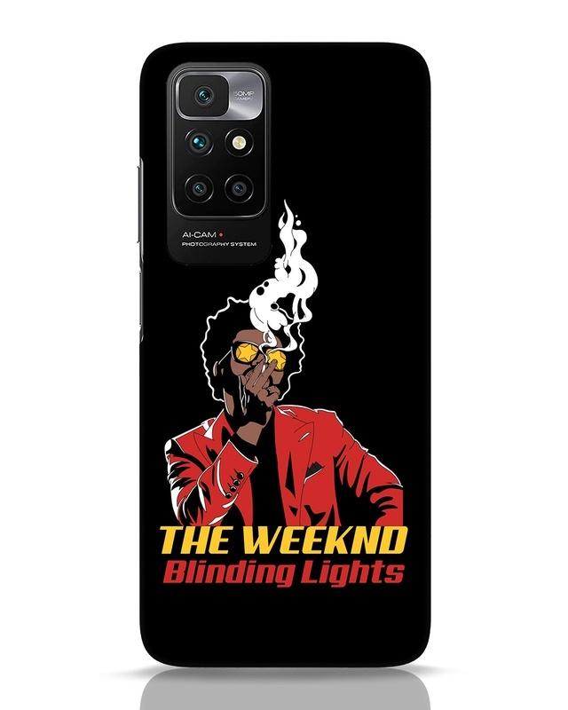 Shop The Weeknd Smoke Designer Hard Cover for Xiaomi Redmi 10 Prime-Front