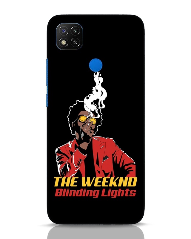 Shop The Weeknd Smoke Designer Hard Cover for Xiaomi Redmi 9-Front