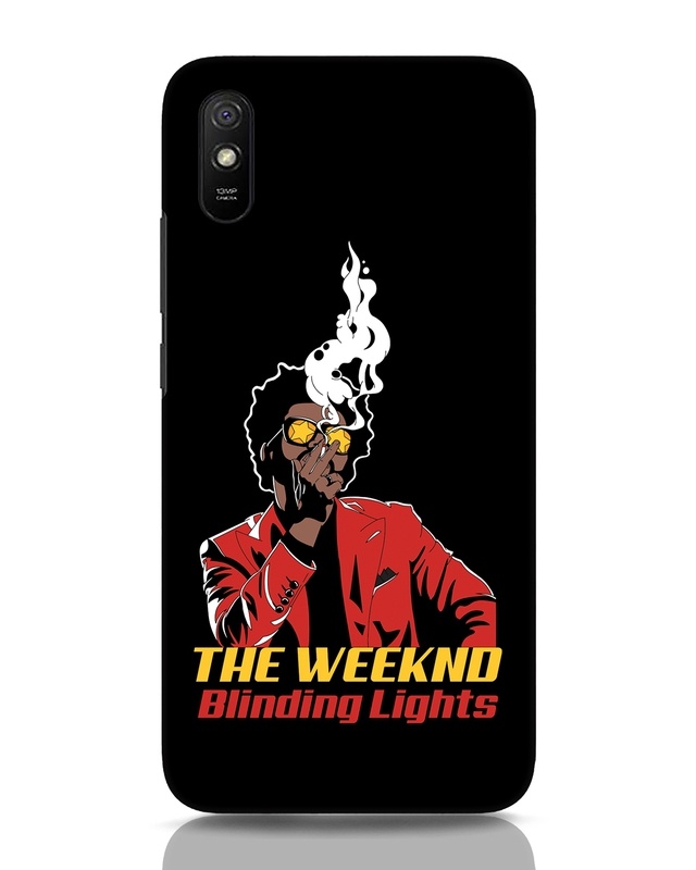 Shop The Weeknd Smoke Designer Hard Cover for Xiaomi Redmi 9A-Front