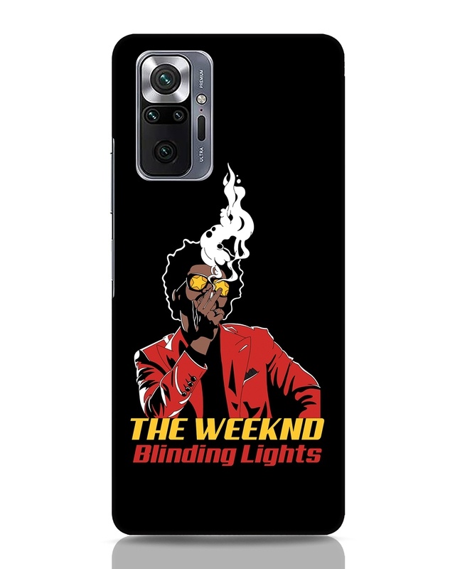 Shop The Weeknd Smoke Designer Hard Cover for Xiaomi Redmi Note 10 Pro-Front