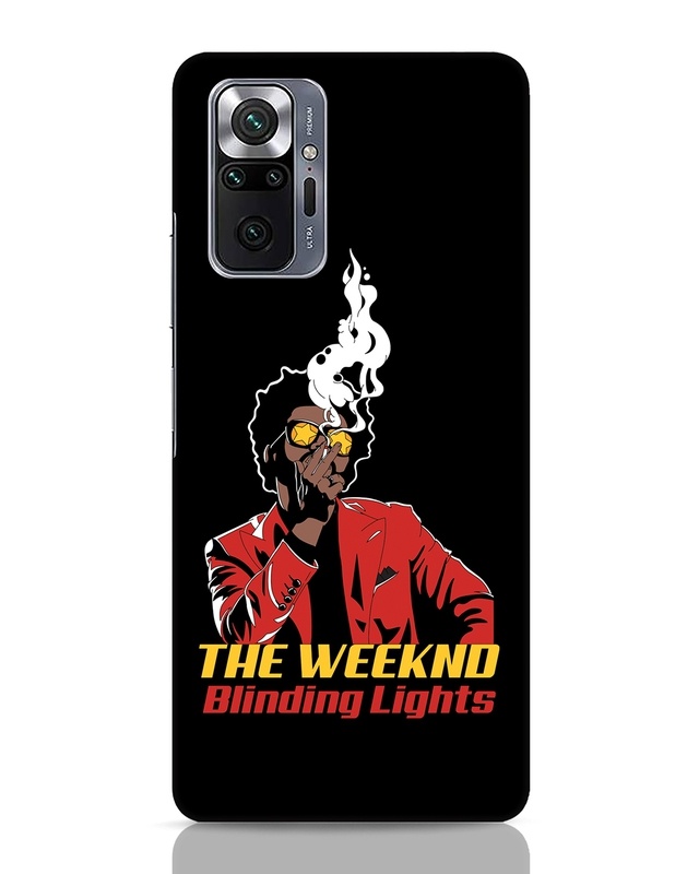 Shop The Weeknd Smoke Designer Hard Cover for Xiaomi Redmi Note 10 Pro Max-Front