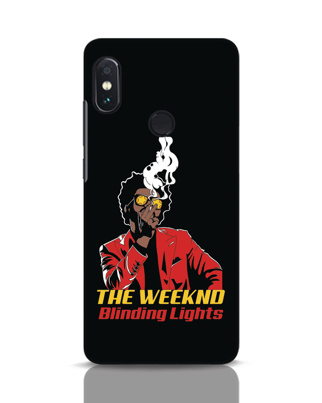 Shop The Weeknd Smoke Designer Hard Cover for Xiaomi Redmi Note 5 Pro-Front
