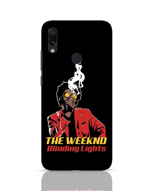 Shop The Weeknd Smoke Designer Hard Cover for Xiaomi Redmi Note 7 Pro-Front