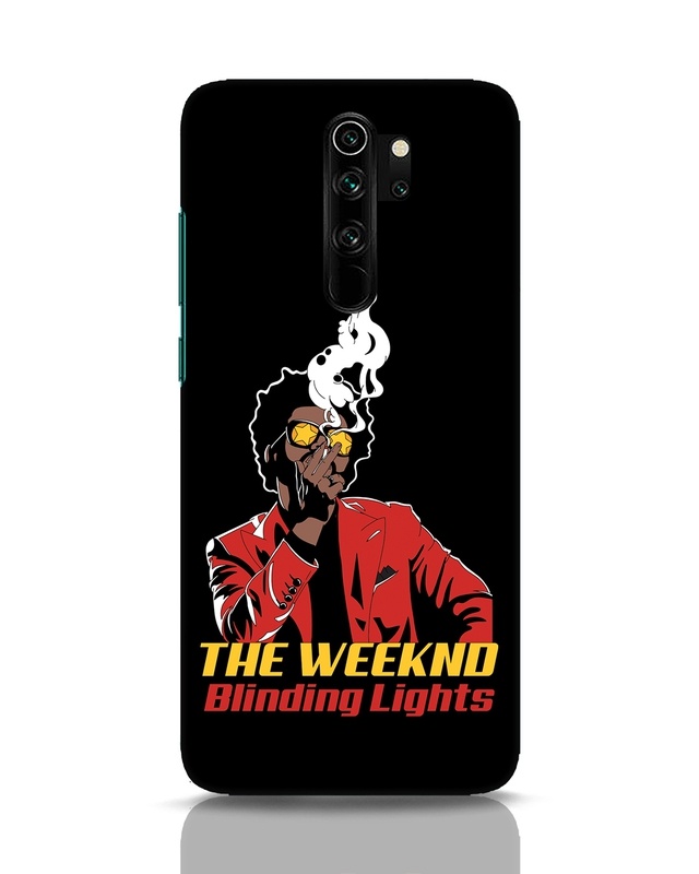 Shop The Weeknd Smoke Designer Hard Cover for Xiaomi Redmi Note 8 Pro-Front