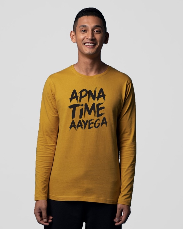 Shop Time Aayega Full Sleeve T-Shirt-Front