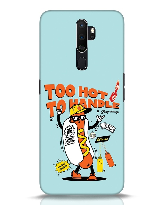 Shop Too Hot To Handle Designer Hard Cover for Oppo A5 2020-Front