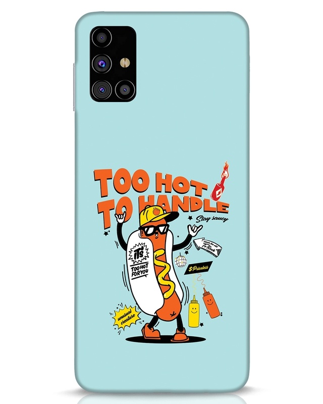 Shop Too Hot To Handle Designer Hard Cover for Samsung Galaxy M31s-Front
