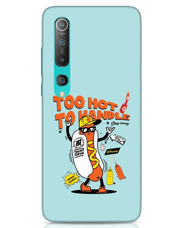 Shop Too Hot To Handle Designer Hard Cover for Xiaomi Mi 10-Front