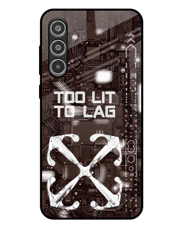 Too Lit To Lag Premium Glass Cover for Samsung Galaxy A36 5G