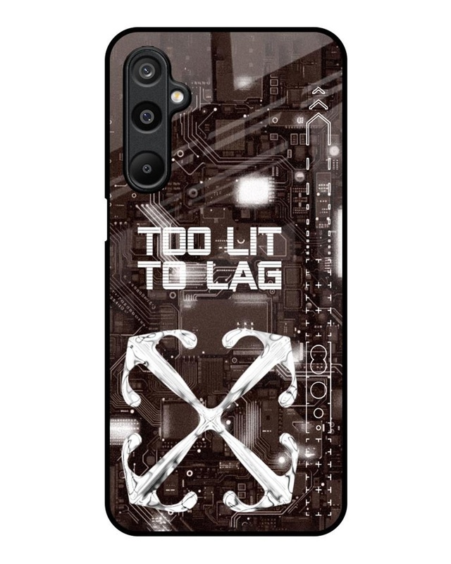 Too Lit To Lag Premium Glass Cover for Samsung Galaxy F16 5G