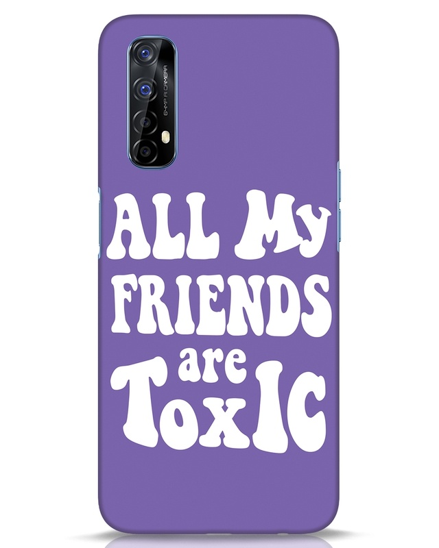 Toxic Friends Designer Hard Cover for Realme 7