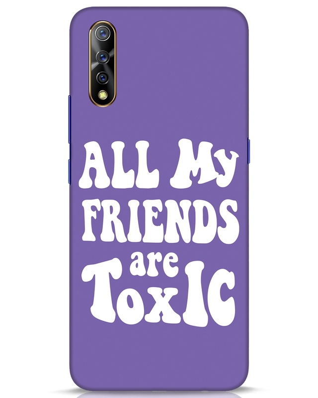 Shop Toxic Friends Designer Hard Cover for Vivo S1-Front