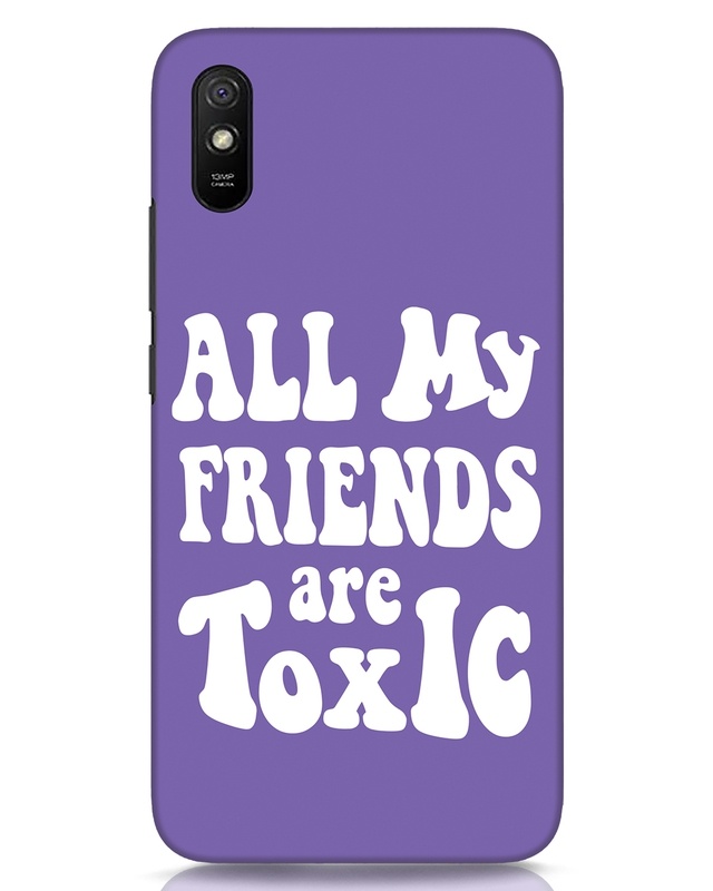 Shop Toxic Friends Designer Hard Cover for Xiaomi Redmi 9A-Front
