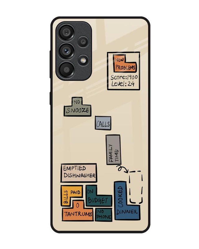 Toxic Tetris Premium Glass Cover for Samsung Galaxy A33 5G