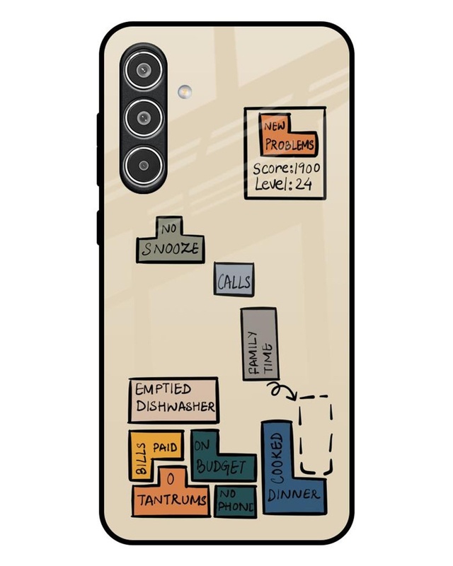 Toxic Tetris Premium Glass Cover for Samsung Galaxy A36 5G
