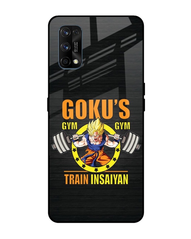 Shop Train Insaiyan Premium Glass Case for Realme 7 pro (Shock Proof, Scratch Resistant)-Front
