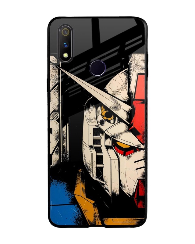 Shop Transformer Art Premium Glass Case for Realme 3 Pro (Shock Proof, Scratch Resistant)-Front