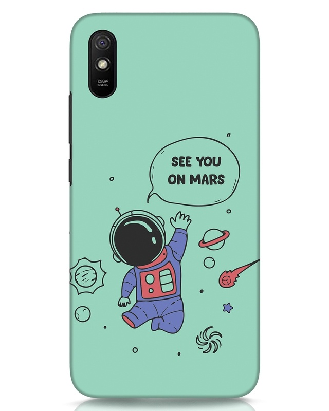 Shop Trip To Mars Designer Hard Cover for Xiaomi Redmi 9A-Front