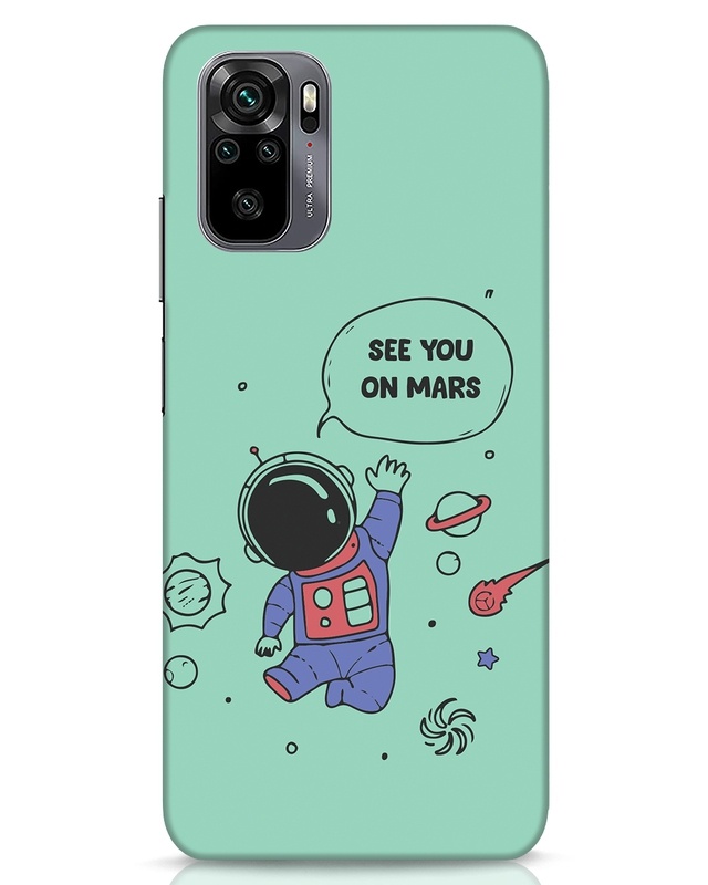 Shop Trip To Mars Designer Hard Cover for Xiaomi Redmi Note 10-Front