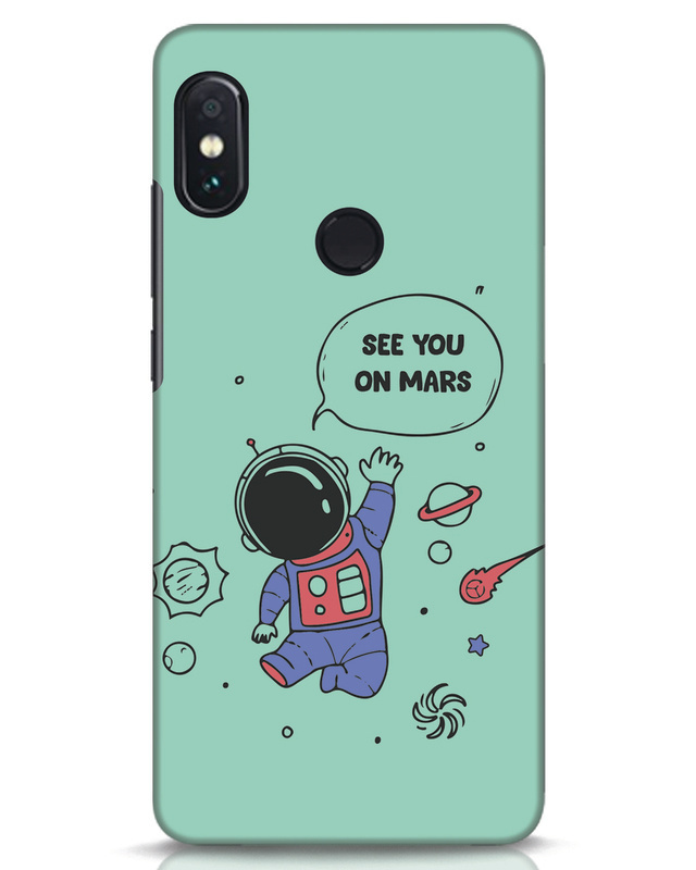 Shop Trip To Mars Designer Hard Cover for Xiaomi Redmi Note 5 Pro-Front