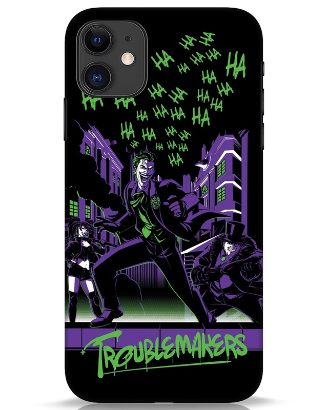 Shop Troublemakers Trio Designer Hard Cover for Apple iPhone 11-Front