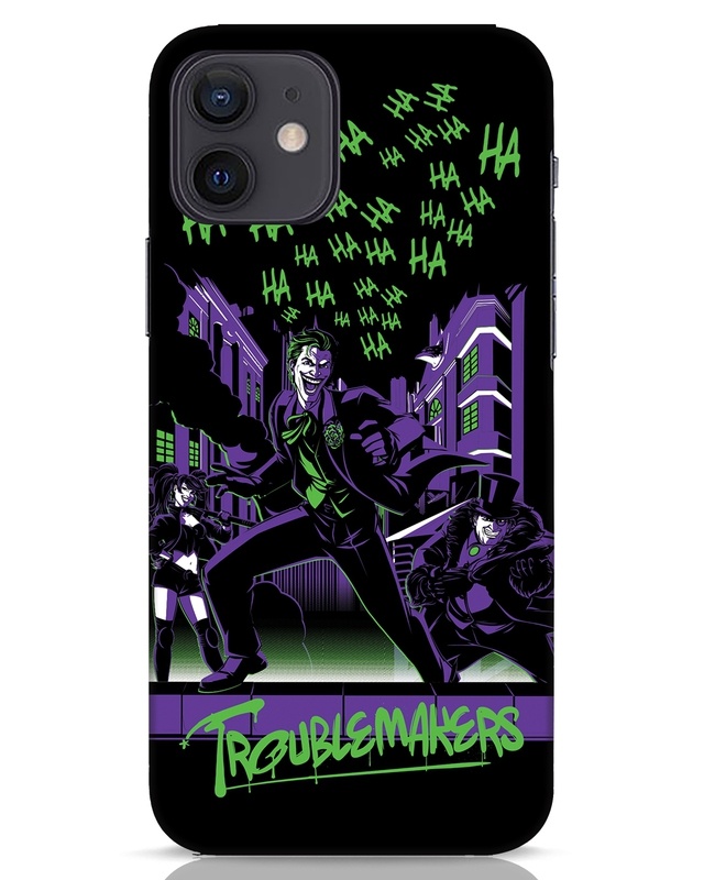 Shop Troublemakers Trio Designer Hard Cover for Apple iPhone 12-Front