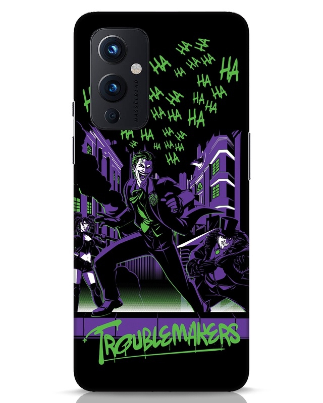 Shop Troublemakers Trio Designer Hard Cover for OnePlus 9-Front
