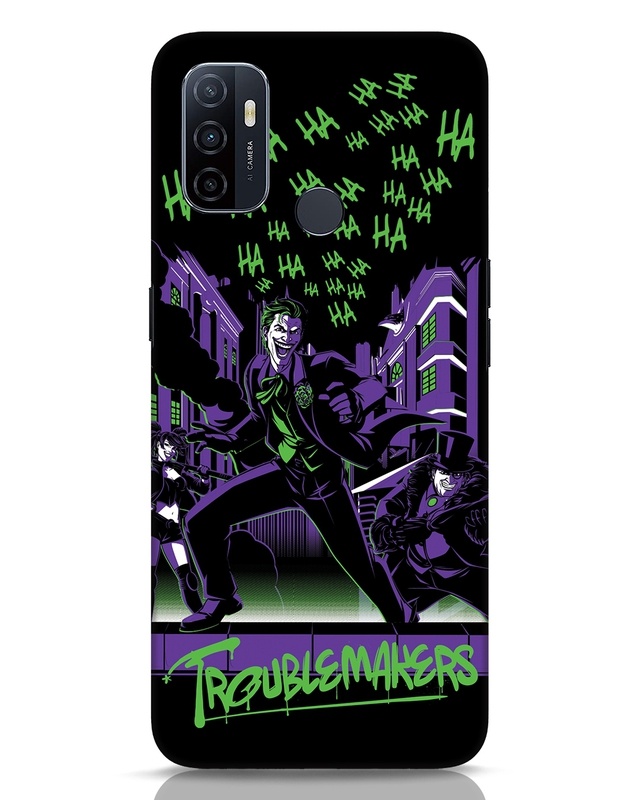 Shop Troublemakers Trio Designer Hard Cover for Oppo A53-Front