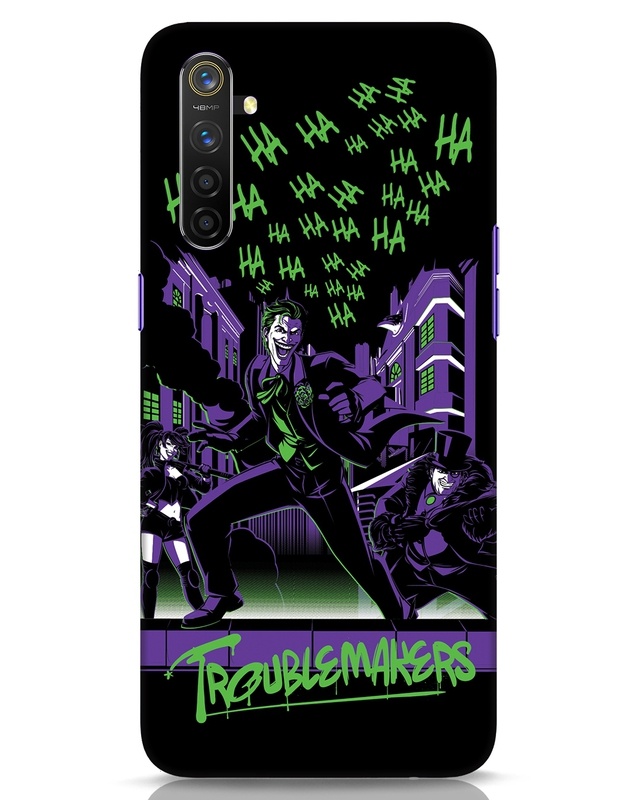 Shop Troublemakers Trio Designer Hard Cover for Realme 6-Front