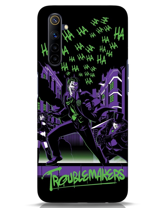 Shop Troublemakers Trio Designer Hard Cover for Realme 6i-Front