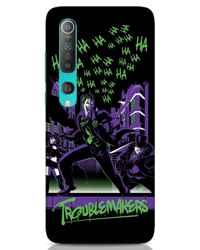 Shop Troublemakers Trio Designer Hard Cover for Xiaomi Mi 10-Front