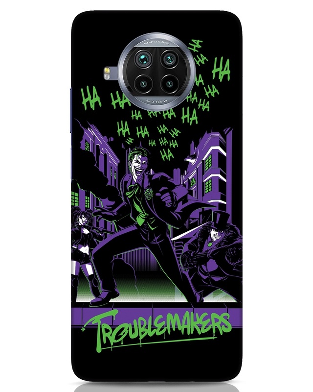 Shop Troublemakers Trio Designer Hard Cover for Xiaomi Mi 10i 5G-Front
