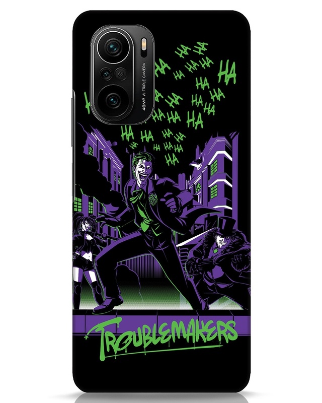 Shop Troublemakers Trio Designer Hard Cover for Xiaomi Mi Note 11X-Front