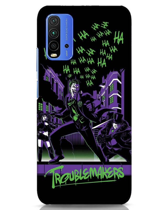 Shop Troublemakers Trio Designer Hard Cover for Xiaomi Redmi 9 Power-Front