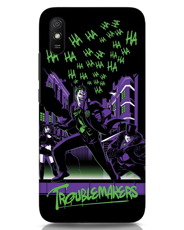 Shop Troublemakers Trio Designer Hard Cover for Xiaomi Redmi 9A-Front