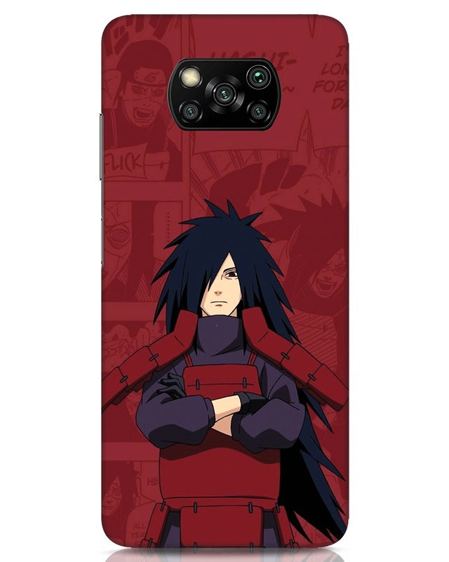 Shop Uchiha Madara Designer Hard Cover for Xiaomi Poco x3-Front