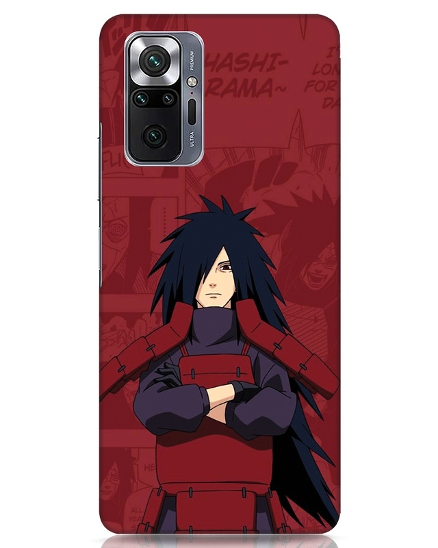 Shop Uchiha Madara Designer Hard Cover for Xiaomi Redmi Note 10 Pro-Front