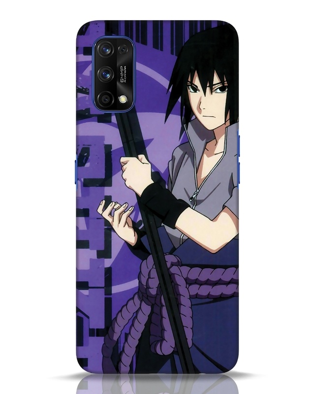 Shop Uchiha Sasuke Designer Hard Cover for Realme 7 pro-Front