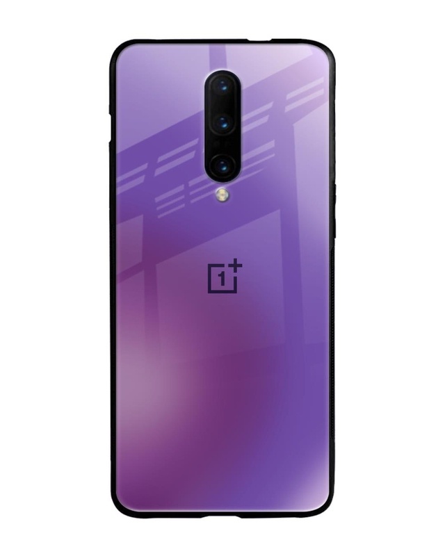 Shop Ultraviolet Gradient Premium Glass Case for OnePlus 7 Pro (Shock Proof, Scratch Resistant)-Front