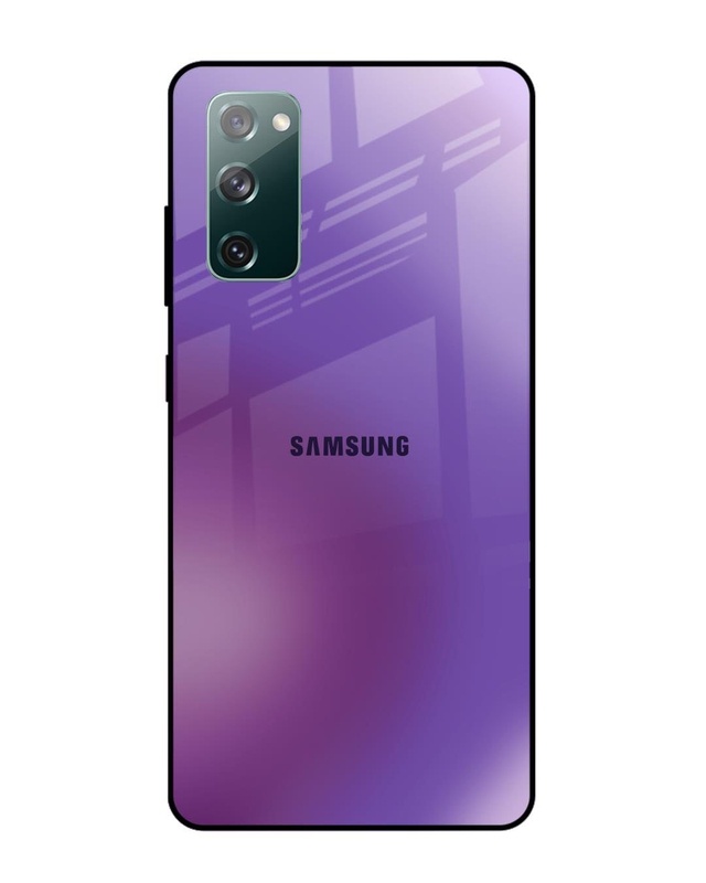 Shop Ultraviolet Gradient Premium Glass Case for Samsung Galaxy S20 FE (Shock Proof, Scratch Resistant)-Front