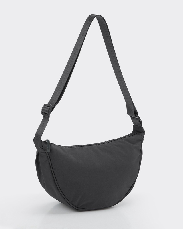 Unisex Black Crossbody Shoulder Sling Bag-Front Bewakoof Shop Unisex Black Crossbody Shoulder Sling Bag-Front