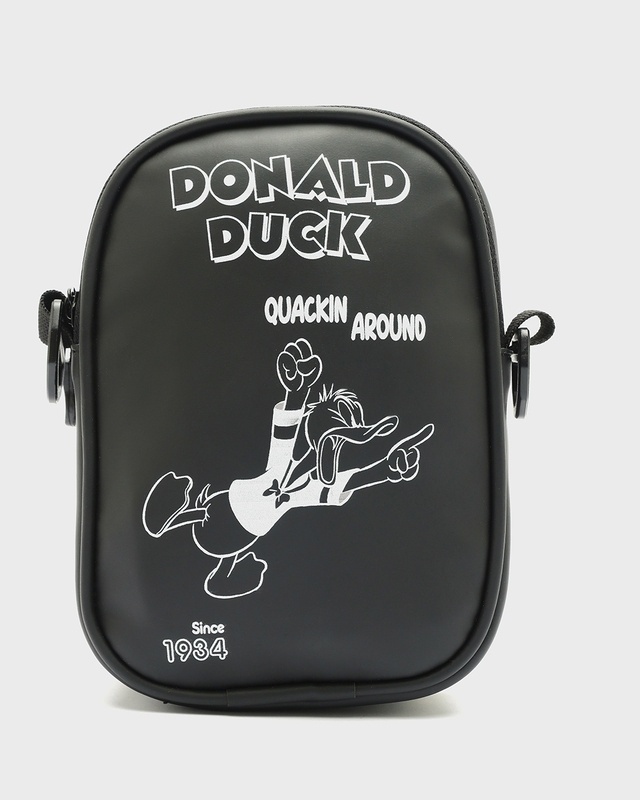 unisex black donald duck sling bag 624597 1706599080 1