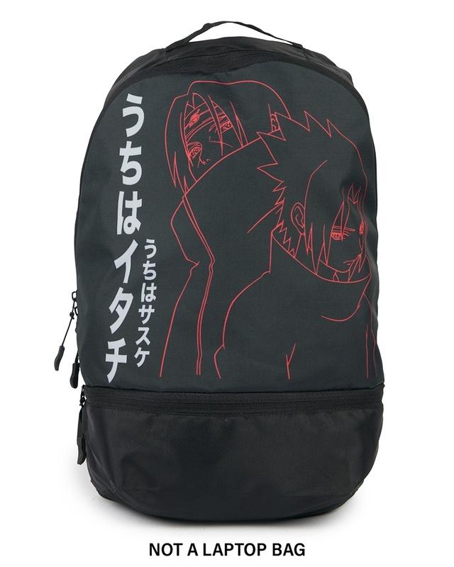 Shop Unisex Black Not Enough Hate Printed Backpack-Front