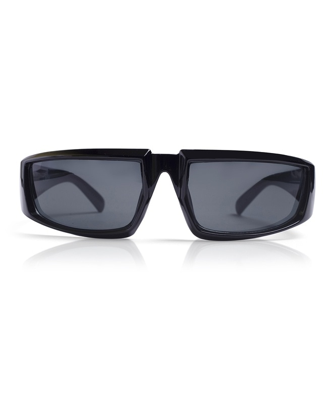 Shop Unisex Black Wayfarer UV Protected Lens Sunglasses-Front