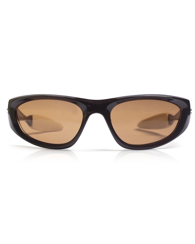 Shop Unisex Brown Wayfarer UV Protected Lens Sunglasses-Front