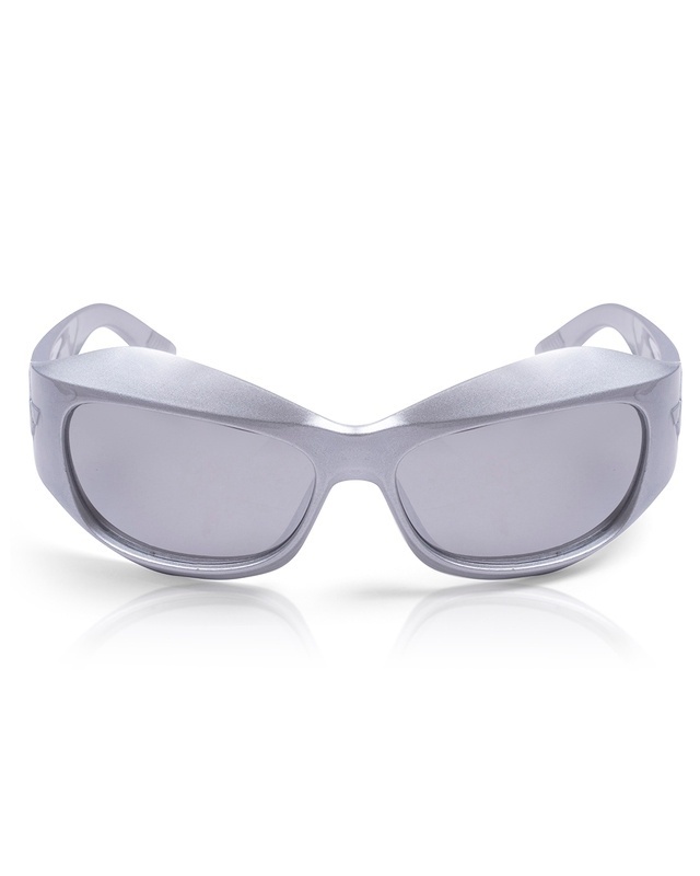 Shop Unisex Grey Wayfarer UV Protected Lens Sunglasses-Front