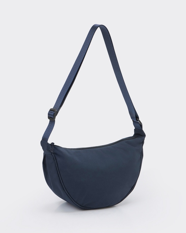 Unisex Navy Blue Crossbody Shoulder Sling Bag-Front Bewakoof Shop Unisex Navy Blue Crossbody Shoulder Sling Bag-Front