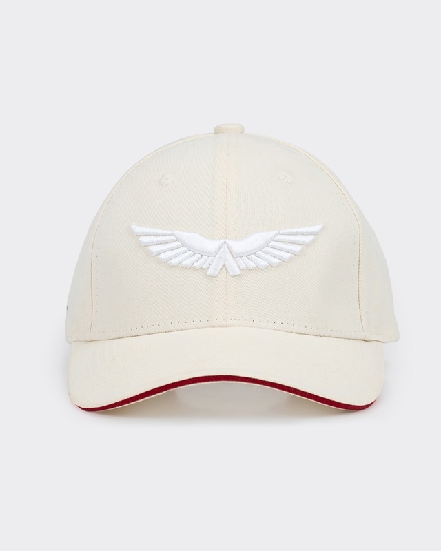 Shop Unisex Off White Captain America Embroidered Baseball Cap-Front